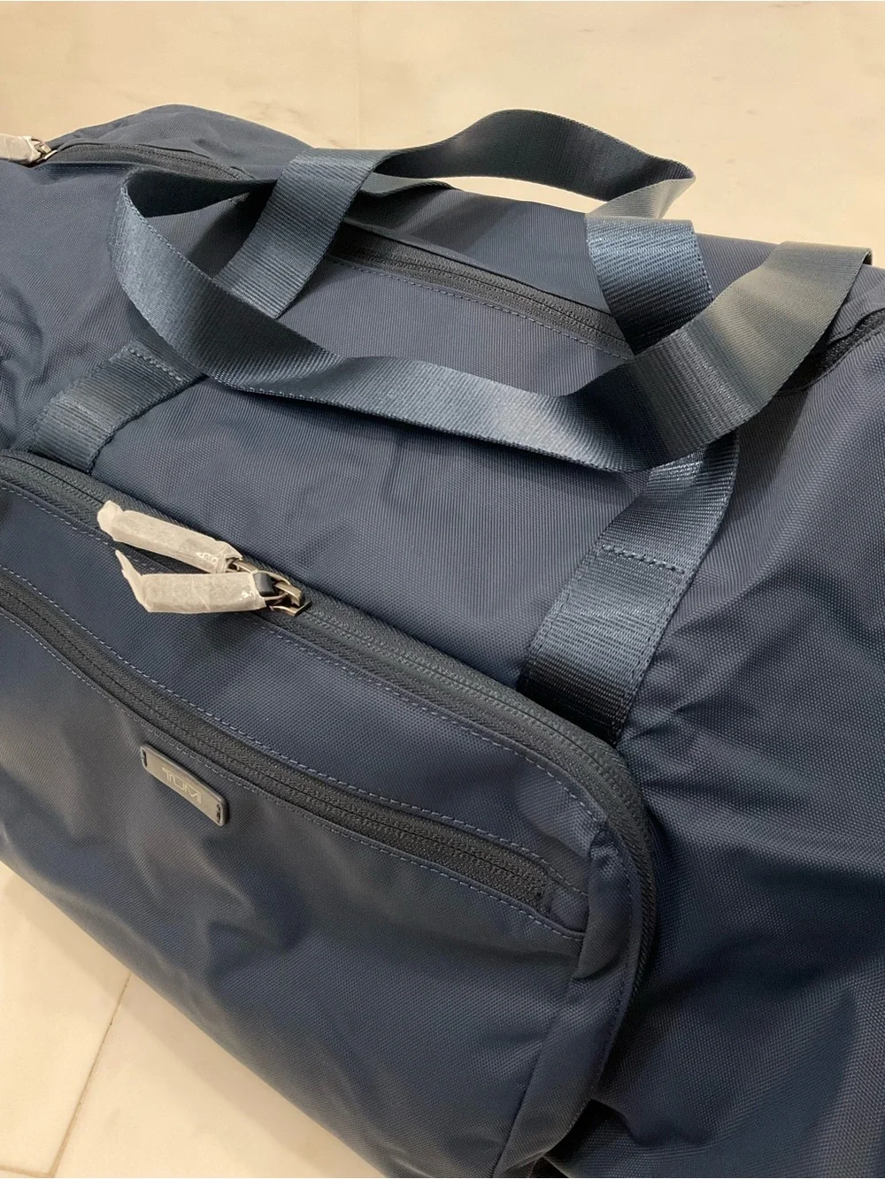 NEW TUMI Voyageur JUST IN CASE Packable 20.5” Duffel Bag - SOLID NAVY BLUE